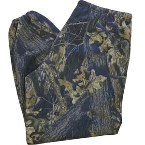 Mossy Oak Camo Fleece Pants XL Sweatpants Vintage Camo Relax Streetwear Baggy